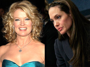 Mary Hart, Angelina Jolie Mary Hart, Angelina Jolie
